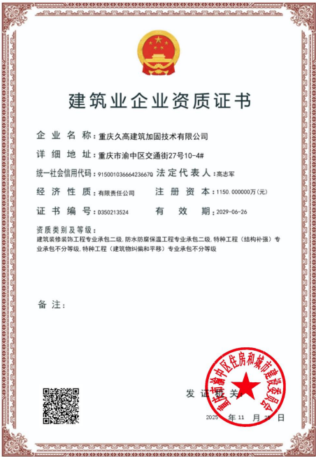 资质证书